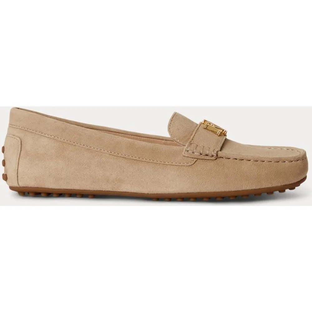 Mocasín Barnsbury de mujer en ante - Lauren Ralph Lauren - FashionsVida