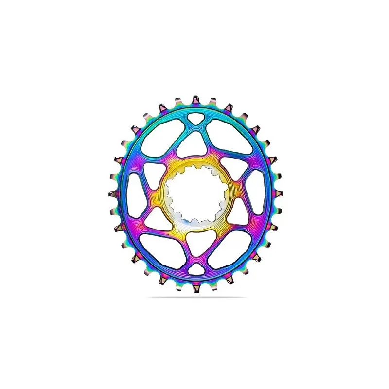Corona OVALE Sram direct mount BOOST BLACK 3mm RAINBOW - Absoluteblack - FashionsVida
