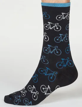 Benrus Bike Bamboo Socks In A Bag - UK7-11 - 2 Pairs - Thought - FashionsVida