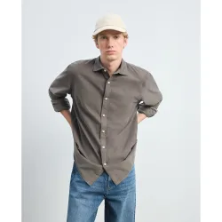 Camisa de hombre de micropana