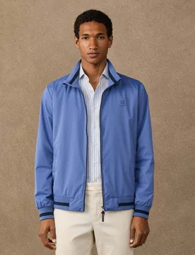 Chaqueta de hombre bomber de hombre con logo - Hackett - FashionsVida