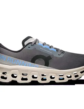 Cloudmonster 3 Running Shoes Rock / Silver UK 10 Men - On Running - FashionsVida