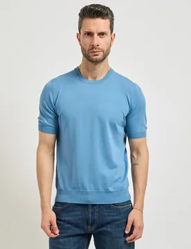 Gran Sasso T-shirt e Polo Celeste - Gran Sasso - FashionsVida