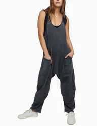 Cotton Rich Hot Shot Jumpsuit Black female