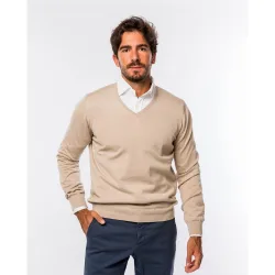 Jersey de hombre 100% algodón en claro