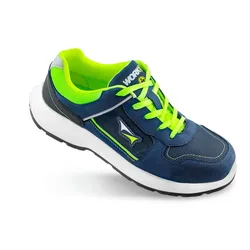 Chaussures De Sécurité Hello S3s Sr Blue / Green EU 40
