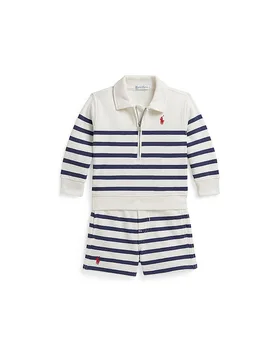 Set neonato 2 pezzi maglione e shorts crema 62 - Ralph Lauren - FashionsVida