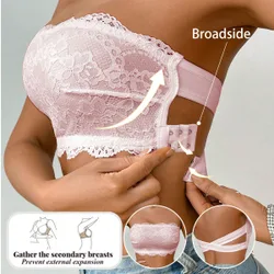 Pieza Sujetador bandeau inalámbrico de encaje para mujer M