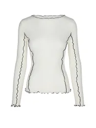 Nombre del producto: Camiseta de manga larga YASARA_2 crema XL