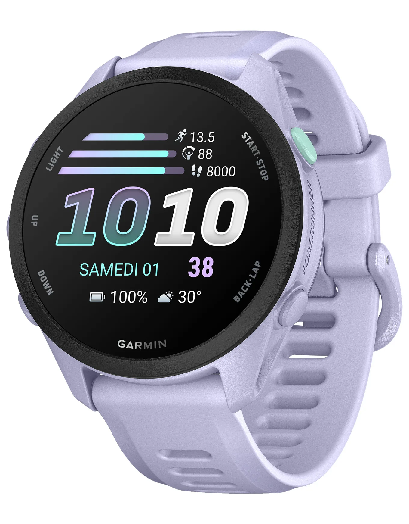 Montre GPS - Forerunner 70 Lavande en Silicone - Violet - Garmin - FashionsVida