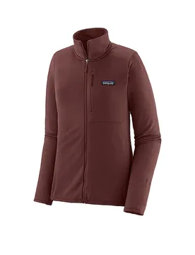 Damen Fleecejacke R1 Thermal dunkelrot M W - Patagonia - FashionsVida