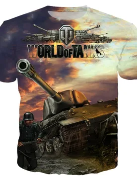 Fashion Mens t shirt Popular game World Of Tanks Print tshirts summer streetwear casual t-shirt style-1 Drop shipping - Aliexpress - FashionsVida