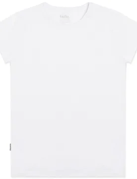 Wilda Organic Cotton Tee - White - Silverstick - FashionsVida