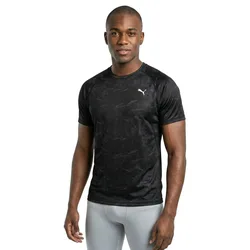 Velocity Aop Short Sleeve T-shirt Black 2XL Men