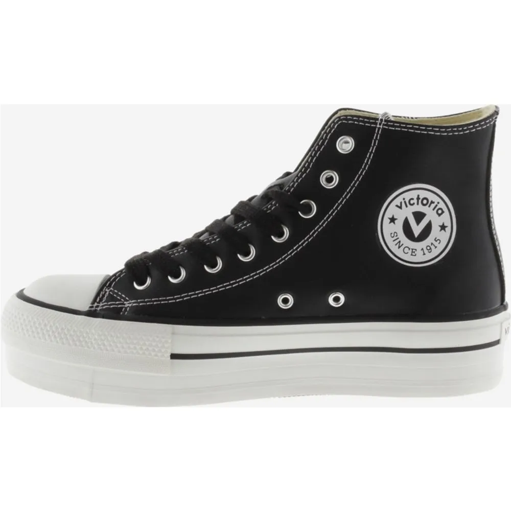 Zapatillas altas de mujer con doble plataforma - Victoria - FashionsVida
