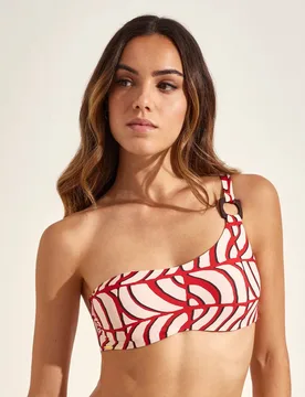 Top de bikini de capacidad bandeau sin foam - Selmark - FashionsVida