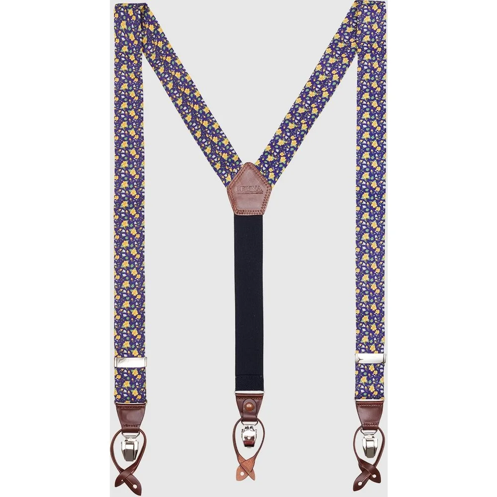 Tirantes de hombre con flores - Leyva - FashionsVida