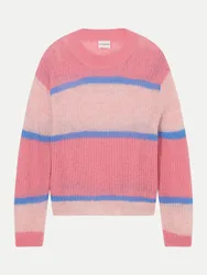 Pullover aus Alpaka-Woll-Mix Pink L