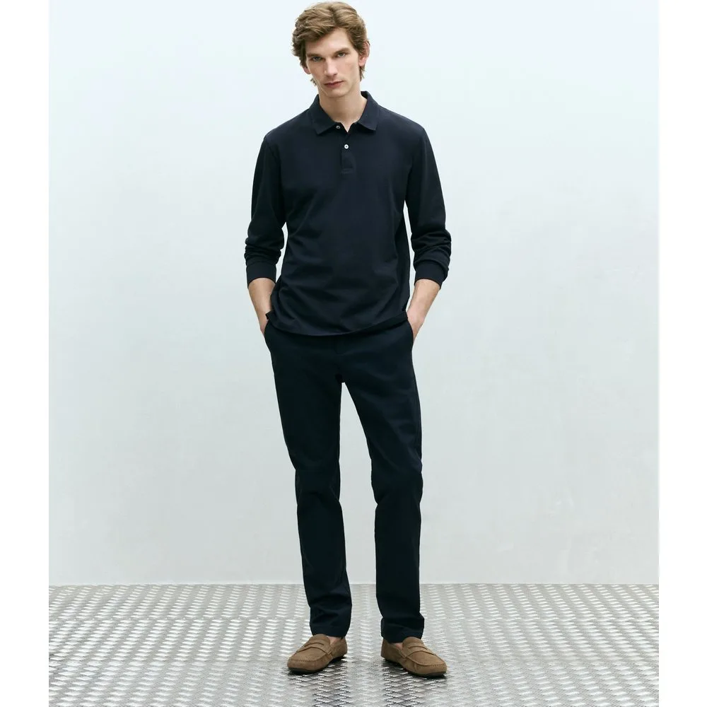 Pantalón hombre sport basico slim algodón stretch - Dustin - FashionsVida
