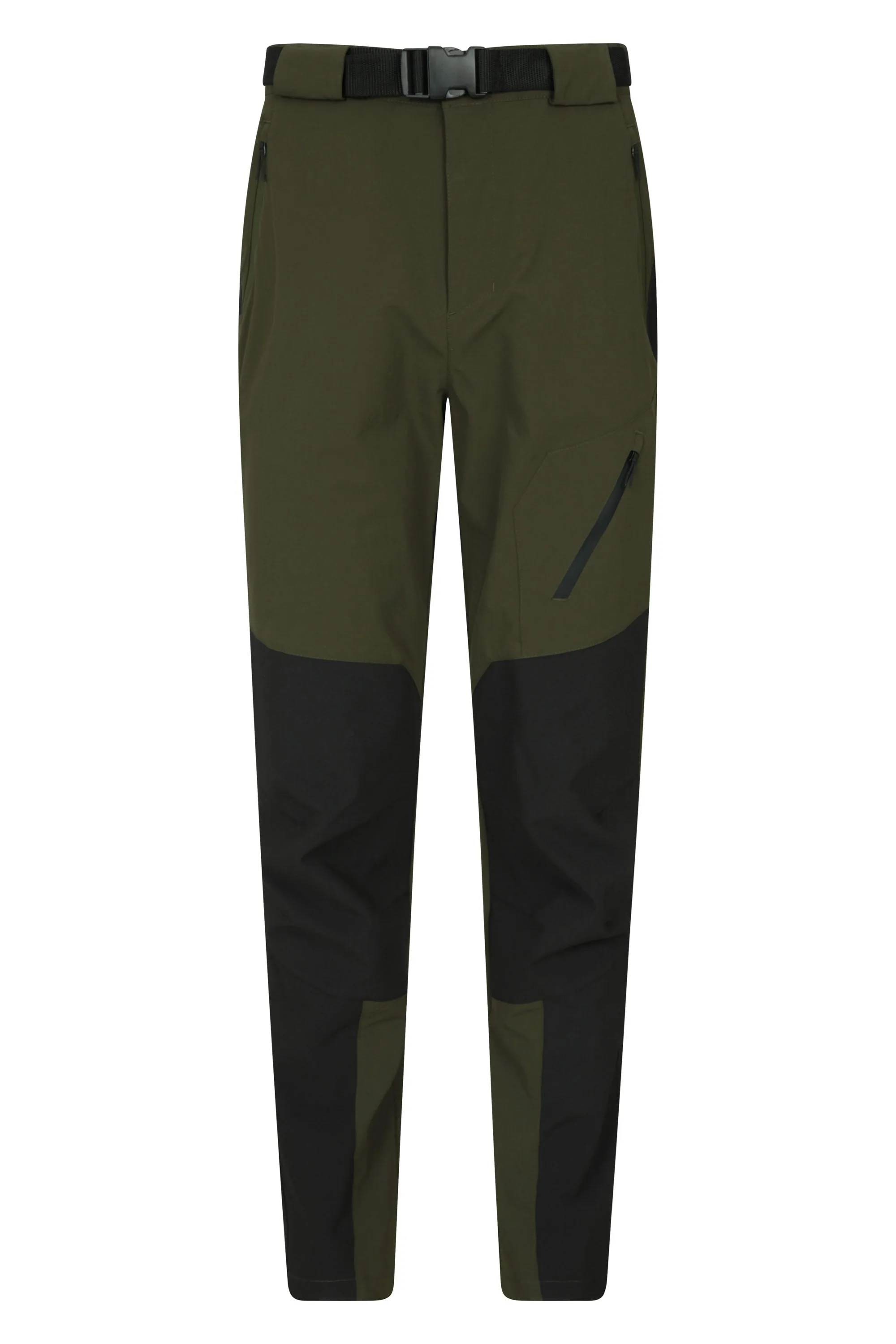 Forest Mens Trekking Trousers - Long Length - Green - Green - Size: W30 - Mountain Warehouse - FashionsVida