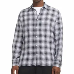 Charlie camisa manga larga hombre Blanco (XL)