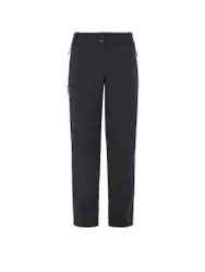 Pantaloni da turismo softshell da donna Larice V Hybrid nero 36 (corto)