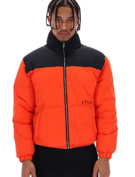 Tangerine Tango Evan Unisex Panelled Puffer Jacket - XS - FILA - FashionsVida