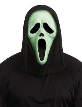 Scream Maske Glow in the Dark mit Strasssteinen - PALMER AGENCIES LTD - FashionsVida