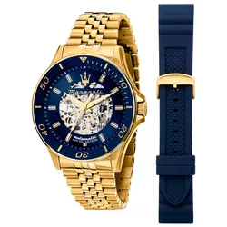 Orologio Sfida mm 10atm Automatic/analogical Gold / Blue / Mineral One Size