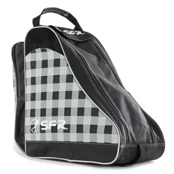 Fourreau Designer Ice & Skate Bag Black Chequered One Size unisex