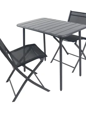 Tlg. Gartenset "Sumila" 80 x 55 Schwarz - VCM - FashionsVida