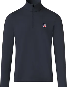 Erste Schicht mit halbem Reißverschluss Mario III B Marin für Herren Größe M Navy blau - Fusalp - FashionsVida
