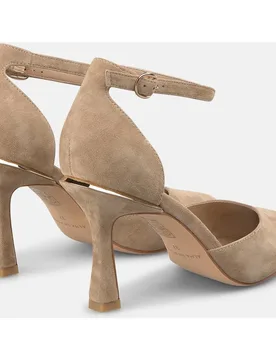 Zapatos de salón de mujer de piel con cierre mediante hebilla al tobillo - Alma en Pena - FashionsVida