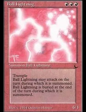 Ball Lightning The Dark - Magic: The Gathering - FashionsVida
