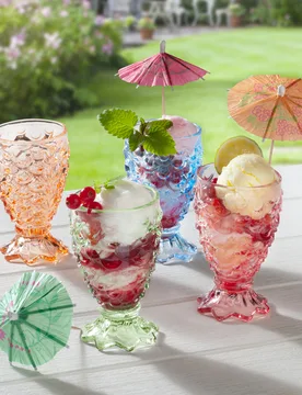 Eisbecher-Set "Meerjungfrau", 4er-Set - 3Pagen - FashionsVida