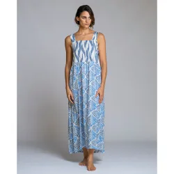 Vestido de playa de tirante ancho