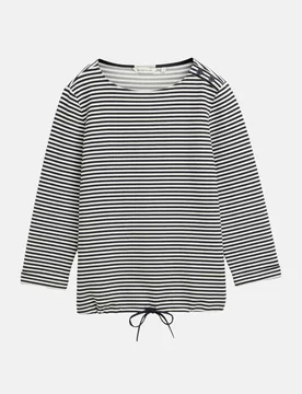Langarmshirt mit Knopf-Details Schwarz M - Tom Tailor Casual - FashionsVida