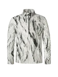 T-shirt zippé à manches longues x Tom Hegen blanc 52