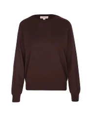 Pull en cachemire rouge foncé M