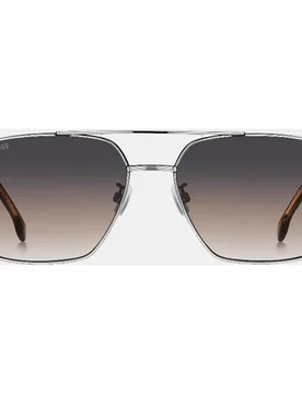 Gafas de sol de hombre rectangular metalica con lente degradada - Boss - FashionsVida