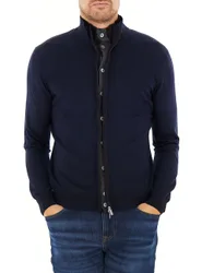 Cardigan con zip e bottoni BLU NOTTE 54