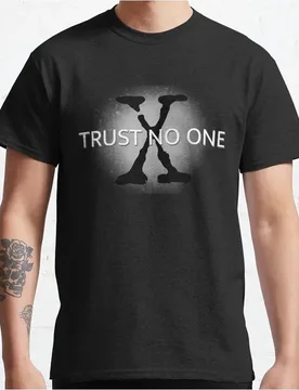 Trust No One Vintage Sci fi tv series The X Files Gift t shirt 0227 Retro Alien movie Graphic clothes All size tops S-6XL - Aliexpress - FashionsVida