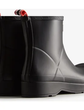 Botas de agua de hombre play short con tira a contraste - Hunter - FashionsVida