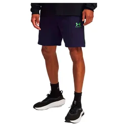 Short Icon Fleece Taping Midnight Navy / Cyber Green M