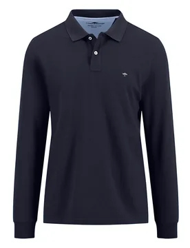 Polo à Manches Longues 15141701 Navy M - Fynch Hatton - FashionsVida