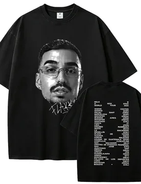 Hot Sale Rapper Rels B World Tour T-shirt Men Women Hip Hop Fashion Trend Streetwear Men's High Quality Soft Cotton Tshirt Tops - Aliexpress - FashionsVida