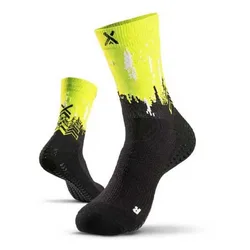 Padel Socks Black / Fluo Yellow UK 3-6.5
