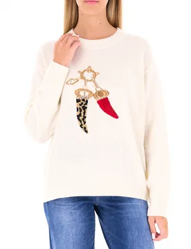 Maglione in lana LIU JEANS BURRO L - Liu jo - FashionsVida