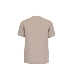 T-shirt droit en coton Beige S Male