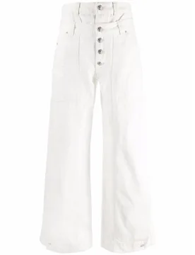 Womens D-Laly-Sp Flare Fit White Jeans¬† - Size 27w/30l - Diesel - FashionsVida